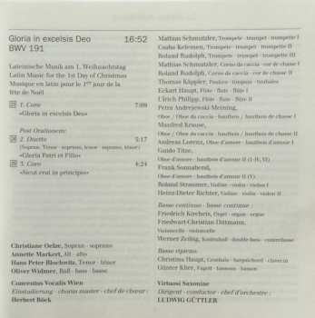 3CD Johann Sebastian Bach: Weihnachtsoratorium · Christmas Oratorio · Oratorio De Noël / Gloria In Excelsis Deo BWV 191 321744