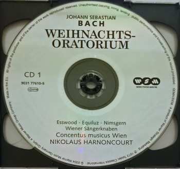2CD Johann Sebastian Bach: Weihnachtsoratorium 119325