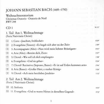 2CD Johann Sebastian Bach: Weihnachtsoratorium [Christmas Oratorio]