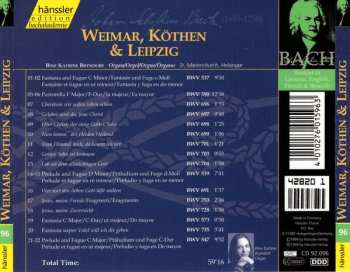 CD Johann Sebastian Bach: Weimar, Köthen & Leipzig 508807