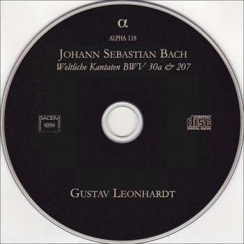 CD Johann Sebastian Bach: Weltliche Kantaten, BWV 30a & 207 330472