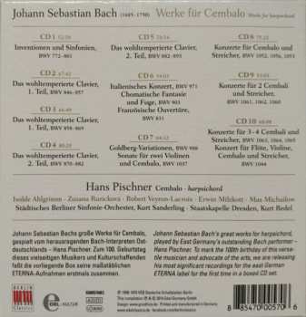 10CD Johann Sebastian Bach: Werke Für Cembalo 236663
