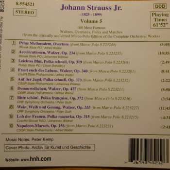 CD Johann Strauss Jr.: 100 Most Famous Waltzes, Overtures, Polkas And Marches Volume 5 457402