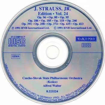 CD Johann Strauss Jr.: Edition • Vol. 24 359594