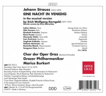 CD Johann Strauss Jr.: Eine Nacht In Venedig 186872