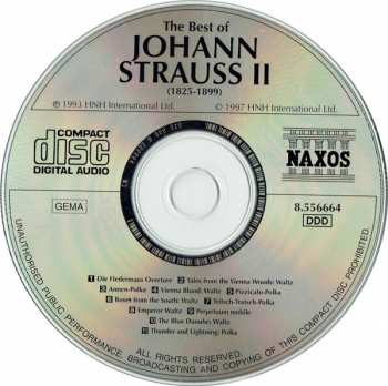 CD Johann Strauss Jr.: The Best Of Johann Strauss II 248850
