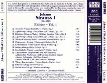 CD Johann Strauss Sr.: Johann Strauss I Edition • Vol. 1 339826