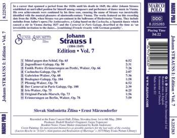 CD Johann Strauss Sr.: Johann Strauss I: Edition • Vol. 7 456768