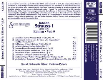 CD Johann Strauss Sr.: Johann Strauss I:  Edition • Vol. 9 467381