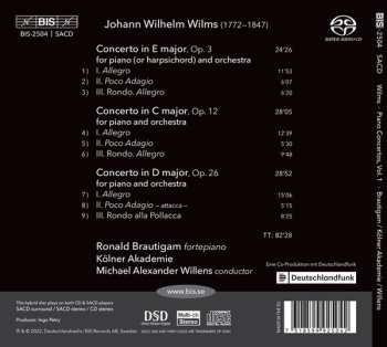 SACD Johann Wilhelm Wilms: The Piano Concertos, Vol. 1 459323