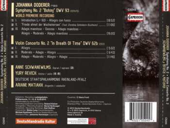 CD Johanna Doderer: Symphony No. 2 "Bohinj" · Violin Concerto No. 2 "In Breath Of Time"  239087