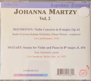 CD Johanna Martzy: Volume 2 422205