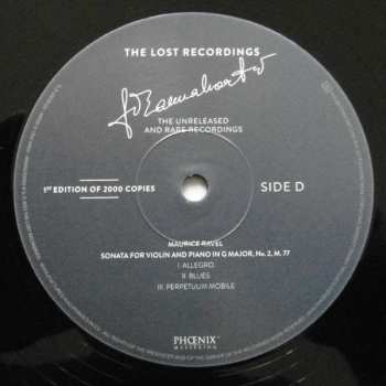 2LP Johanna Martzy: The Unreleased And Rare Recordings  LTD | NUM 486371