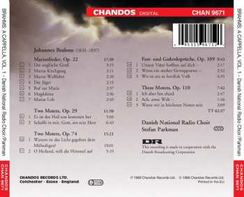 CD Johannes Brahms: A Cappella Volume One 344638