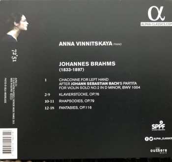 CD Johannes Brahms: Bach-Brahms 112191