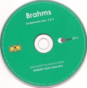 2CD Johannes Brahms: Symphonies Nos. 1-4 45504