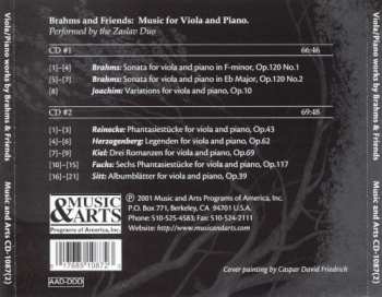 2CD Johannes Brahms: Brahms & Friends: Music For Viola And Piano 319768