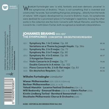 6CD/Box Set Johannes Brahms: The Symphonies, Concertos, Ein Deutsches Requiem 47427