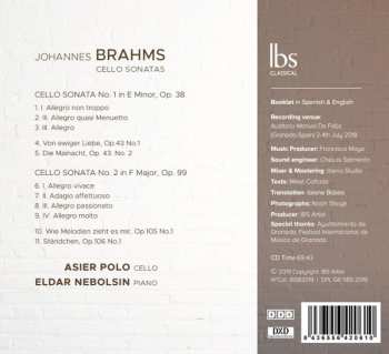 CD Johannes Brahms: Cello Sonatas 247408