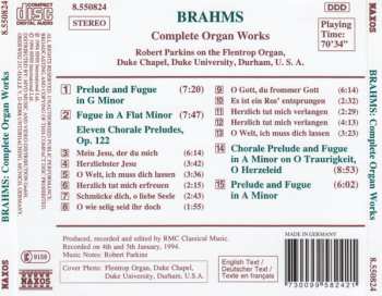 CD Johannes Brahms: Complete Organ Works 294522