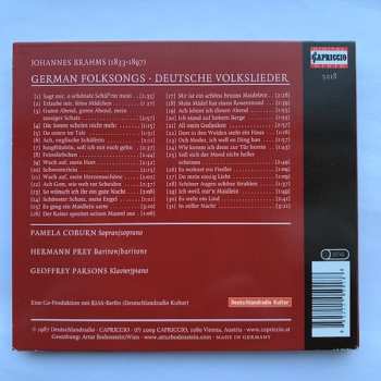 CD Johannes Brahms: Deutsche Volkslieder 427268