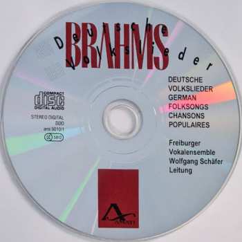 CD Johannes Brahms: Deutsche Volkslieder = German Folksongs = Chansons Populaires 284781