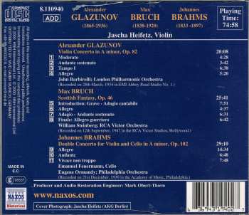 CD Johannes Brahms: Double Concerto • Scottish Fantasy • Violin Concerto In A Minor 337241