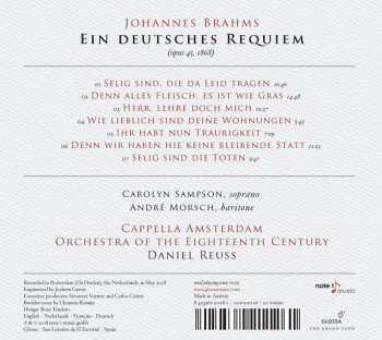 CD Johannes Brahms: Ein Deutsches Requiem 187557