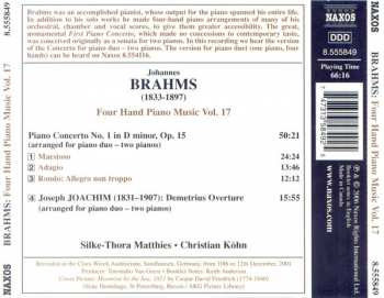 CD Johannes Brahms: Four Hand Piano Music Vol. 17 174297