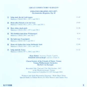 CD Johannes Brahms: Ein Deutsches Requiem 306463