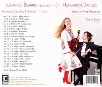 CD Johannes Brahms: Hungarian Dances  438622