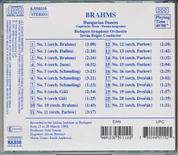 CD Johannes Brahms: Hungarian Dances Nos. 1 - 21 442519