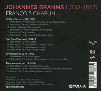 CD Johannes Brahms: Intermezzi, Rhapsodies  231092