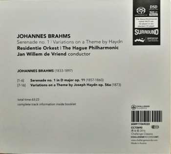 SACD Johannes Brahms: Seranade No.1/Variations On A Theme By Haydn 452581