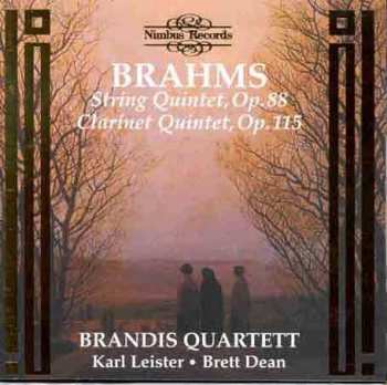 CD Johannes Brahms: Johannes Brahms String Quintet, Op. 88 Clarinet Quintet, Op. 115 422554