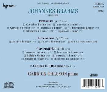 CD Johannes Brahms: Late Piano Works 330594