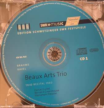 CD Johannes Brahms: Trio Recital 1960 426839