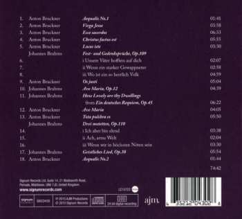 CD Johannes Brahms: Motets 105708