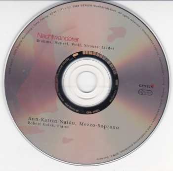 CD Johannes Brahms: Nachtwanderer 329656