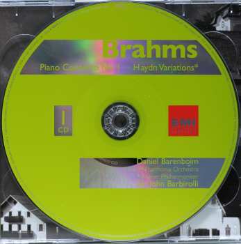 2CD Johannes Brahms: Piano Concertos 1 & 2 / Variations On A Theme By Haydn / Tragic Overture / Academic Festival Overture 112524