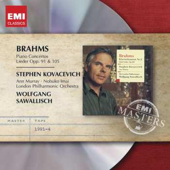 2CD Johannes Brahms: Piano Concertos / Lieder Opp. 91 & 105 47973