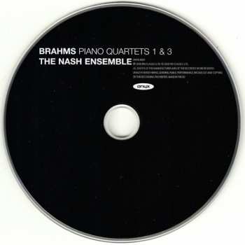 CD Johannes Brahms: Piano Quartets 1 & 3 296262