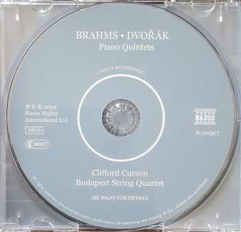 CD Johannes Brahms: Piano Quintet In F Minor / Piano Quintet in A Major 324474