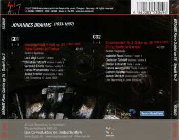 2CD Johannes Brahms: Piano Quintet Op. 34, Sextet Op. 36 292536