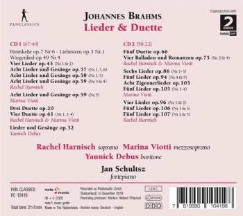 2CD Johannes Brahms: Lieder & Duette 447525
