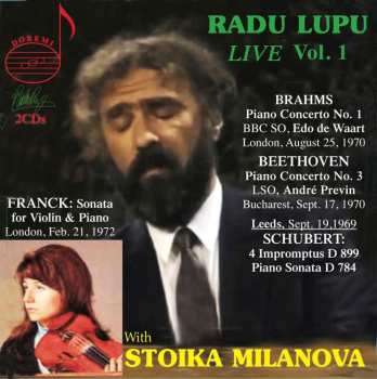 Johannes Brahms: Radu Lupu - Live Vol.1