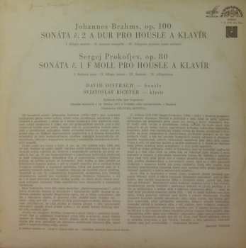 LP Johannes Brahms: Sonáty Pro Housle A Klavír 276584