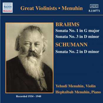 CD Johannes Brahms: Sonata N°1 In G Minor , Sonata N°3 In D Minor / Sonata N°2 In D Minor 429076