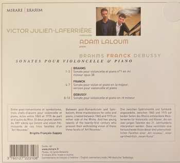 CD Johannes Brahms: Sonates Pour Violoncelle & Piano 444919