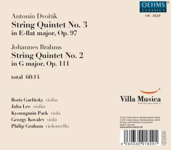 CD Johannes Brahms: Streichquintett Nr. 2 G-Dur Op. 111 ; Streichquintett Es-Dur Op. 97 432111